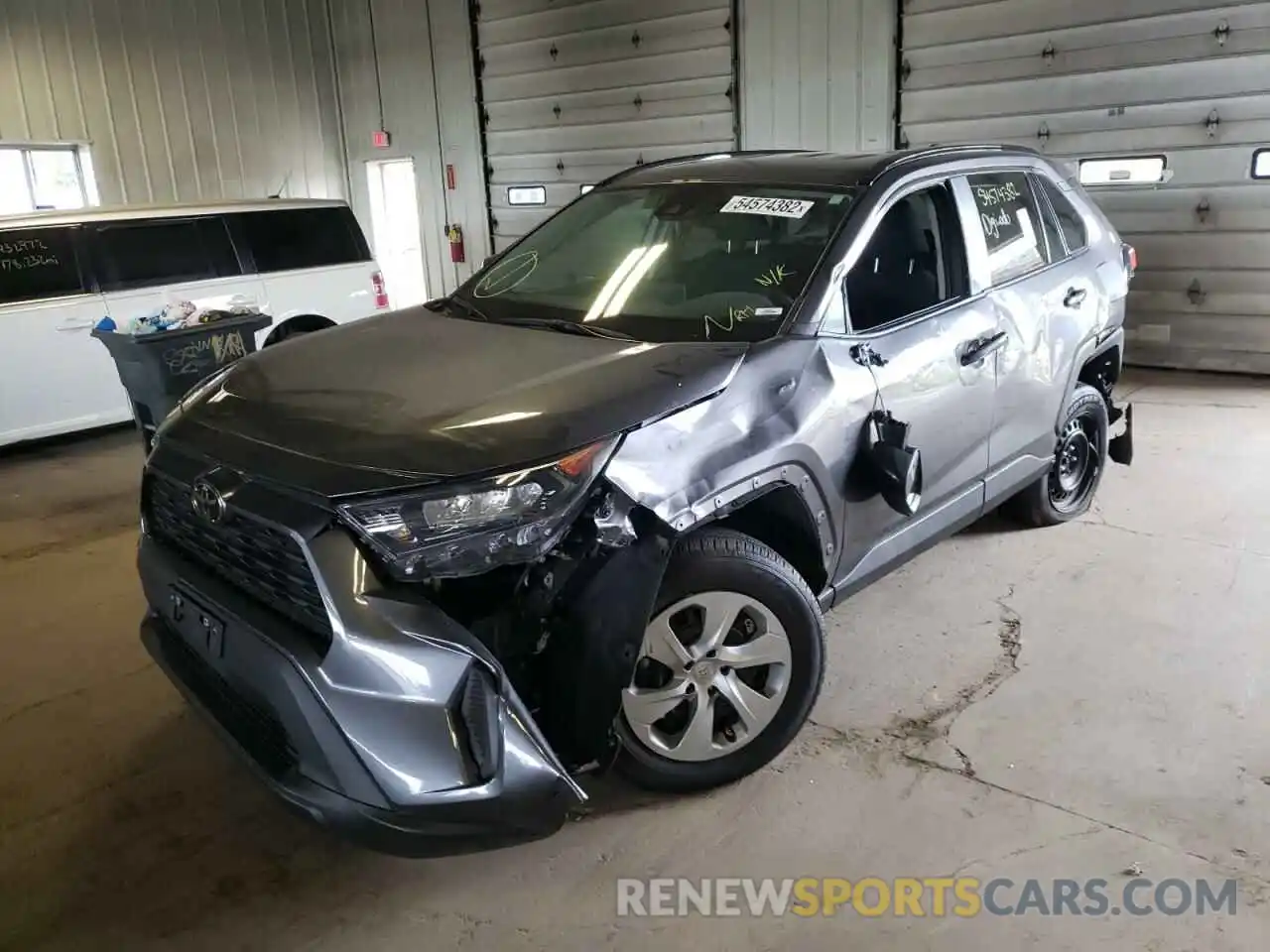 2 Photograph of a damaged car 2T3F1RFV9MC218715 TOYOTA RAV4 2021