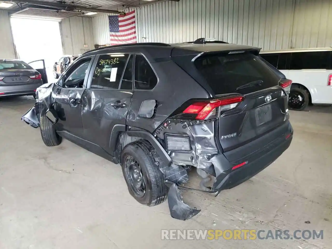 3 Photograph of a damaged car 2T3F1RFV9MC218715 TOYOTA RAV4 2021