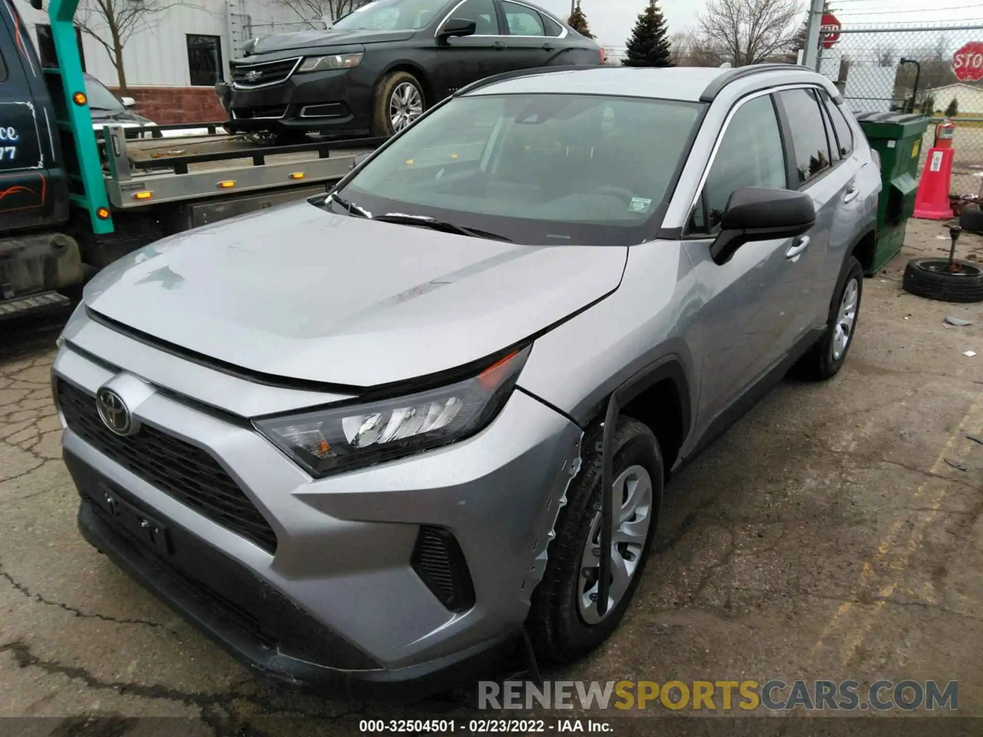 2 Photograph of a damaged car 2T3F1RFV9MC251309 TOYOTA RAV4 2021