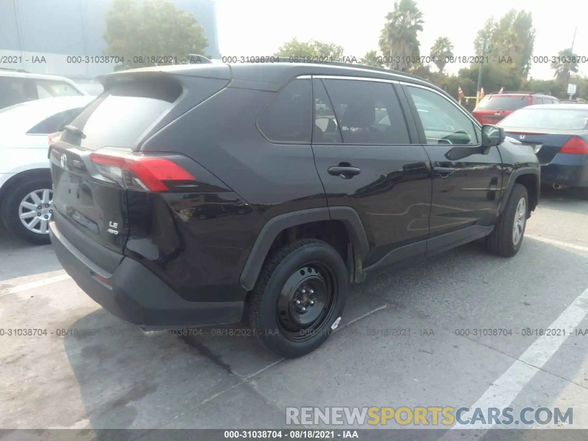 4 Photograph of a damaged car 2T3F1RFV9MW173242 TOYOTA RAV4 2021