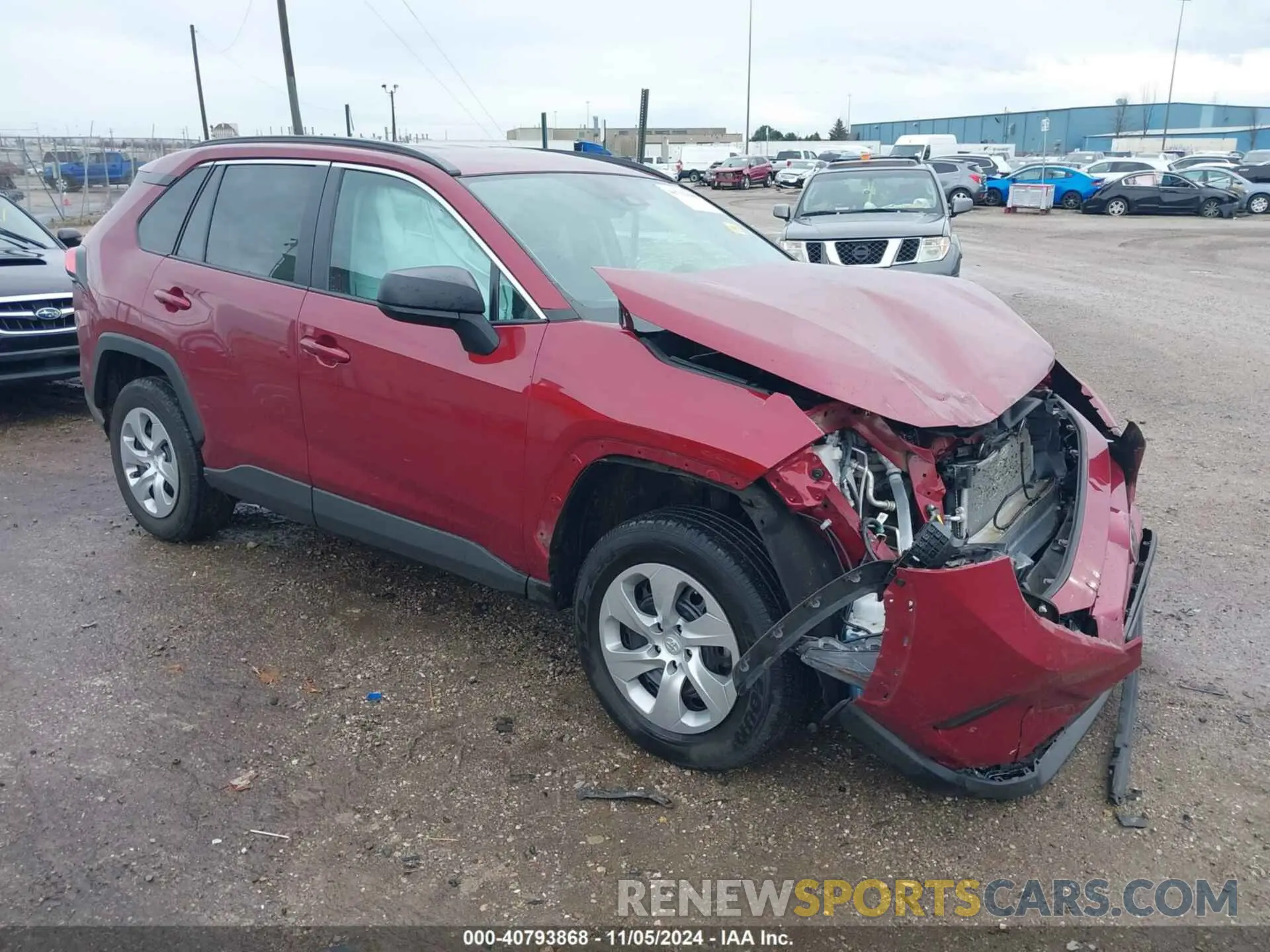 1 Photograph of a damaged car 2T3F1RFV9MW176822 TOYOTA RAV4 2021