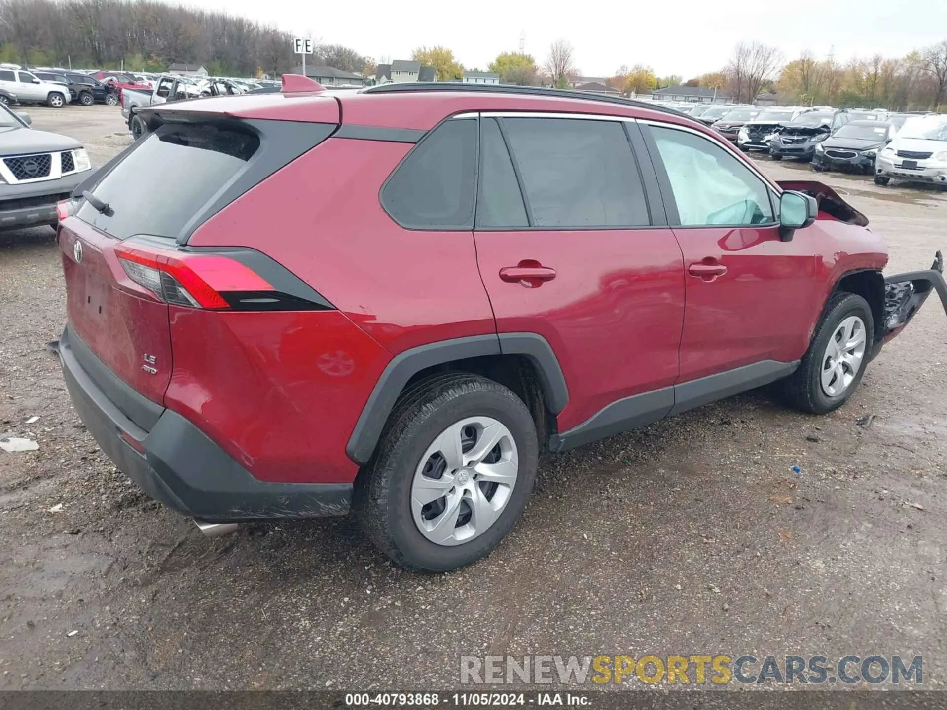 4 Photograph of a damaged car 2T3F1RFV9MW176822 TOYOTA RAV4 2021