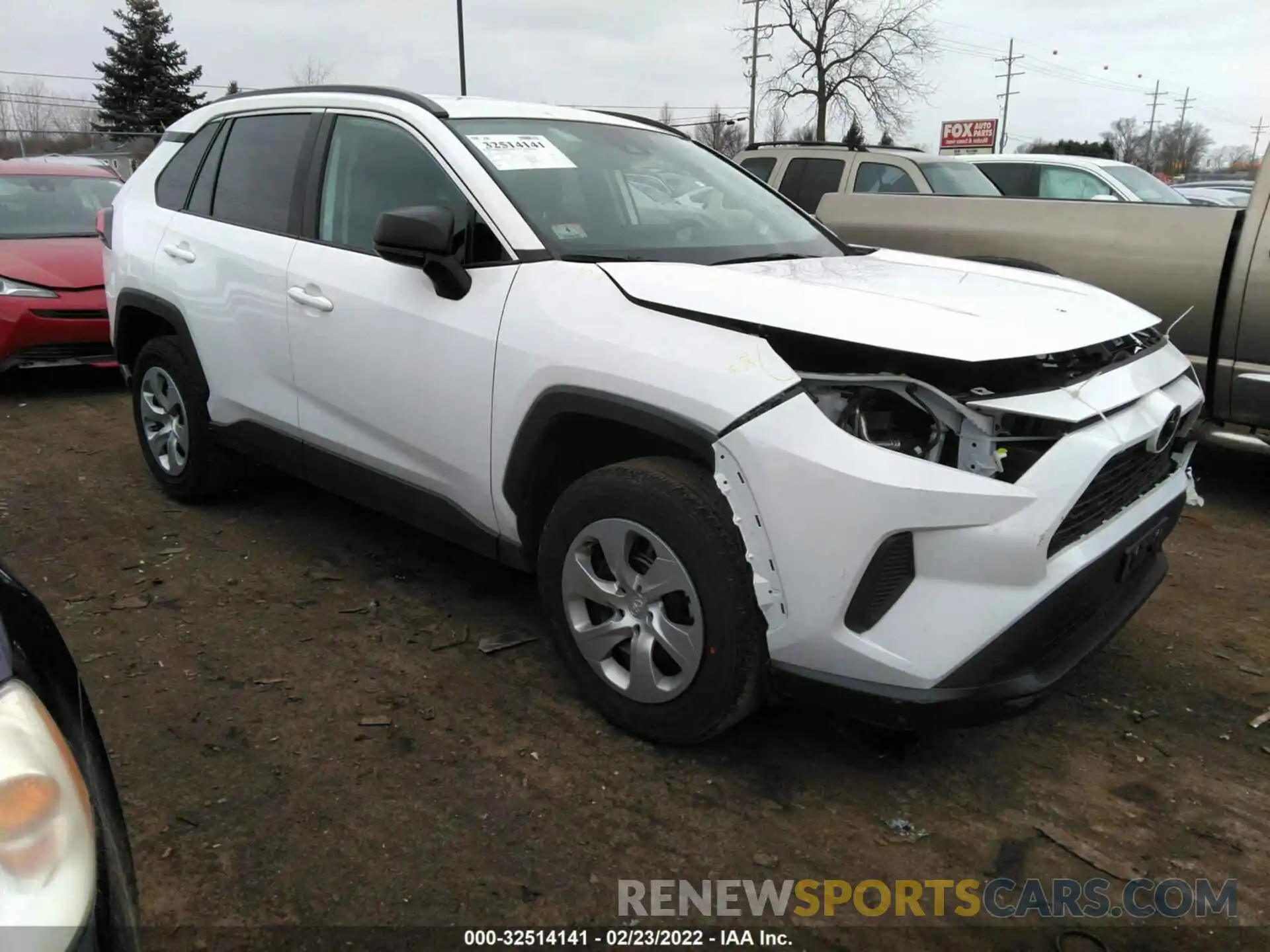 1 Photograph of a damaged car 2T3F1RFV9MW194415 TOYOTA RAV4 2021