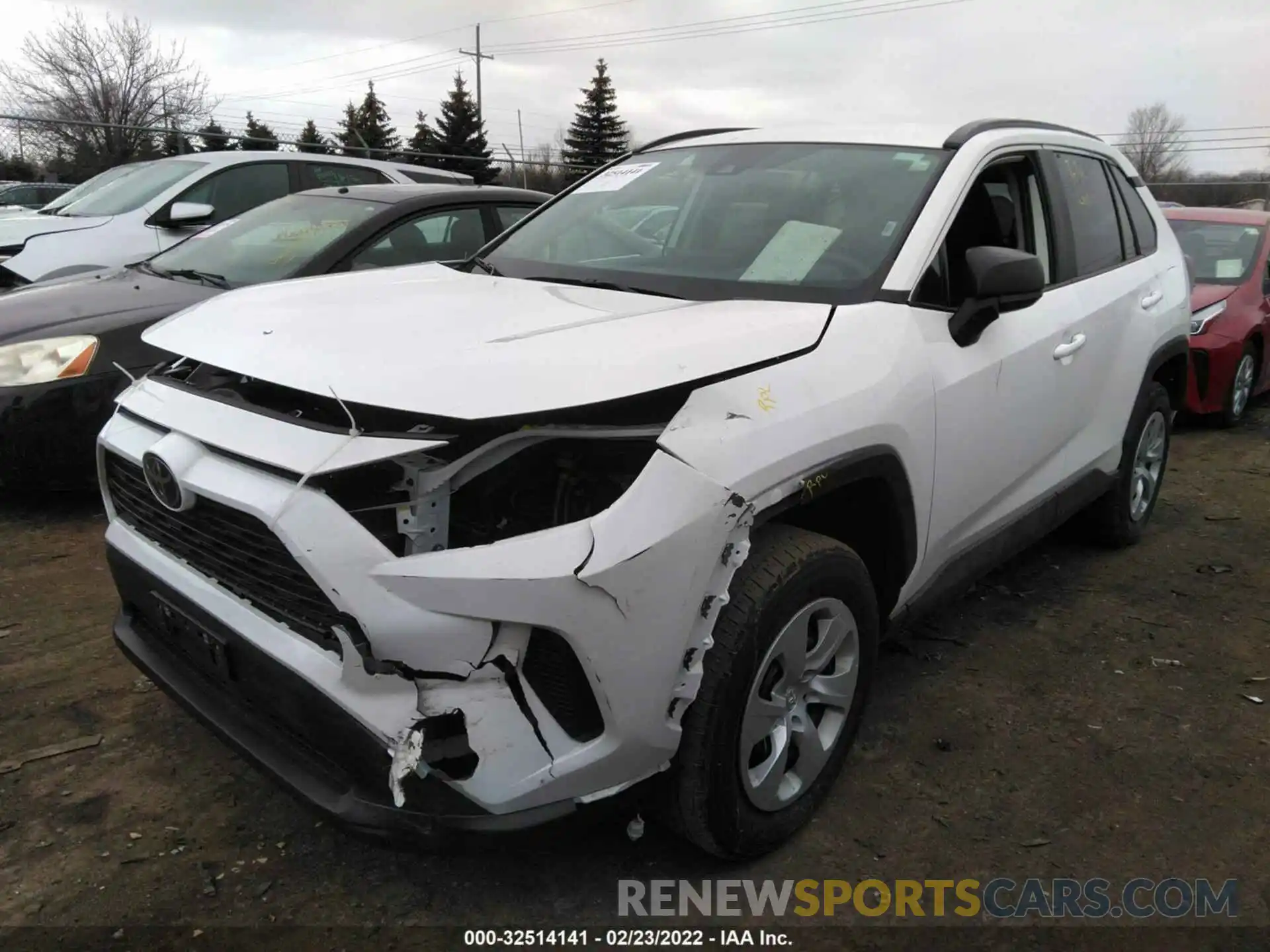 2 Photograph of a damaged car 2T3F1RFV9MW194415 TOYOTA RAV4 2021