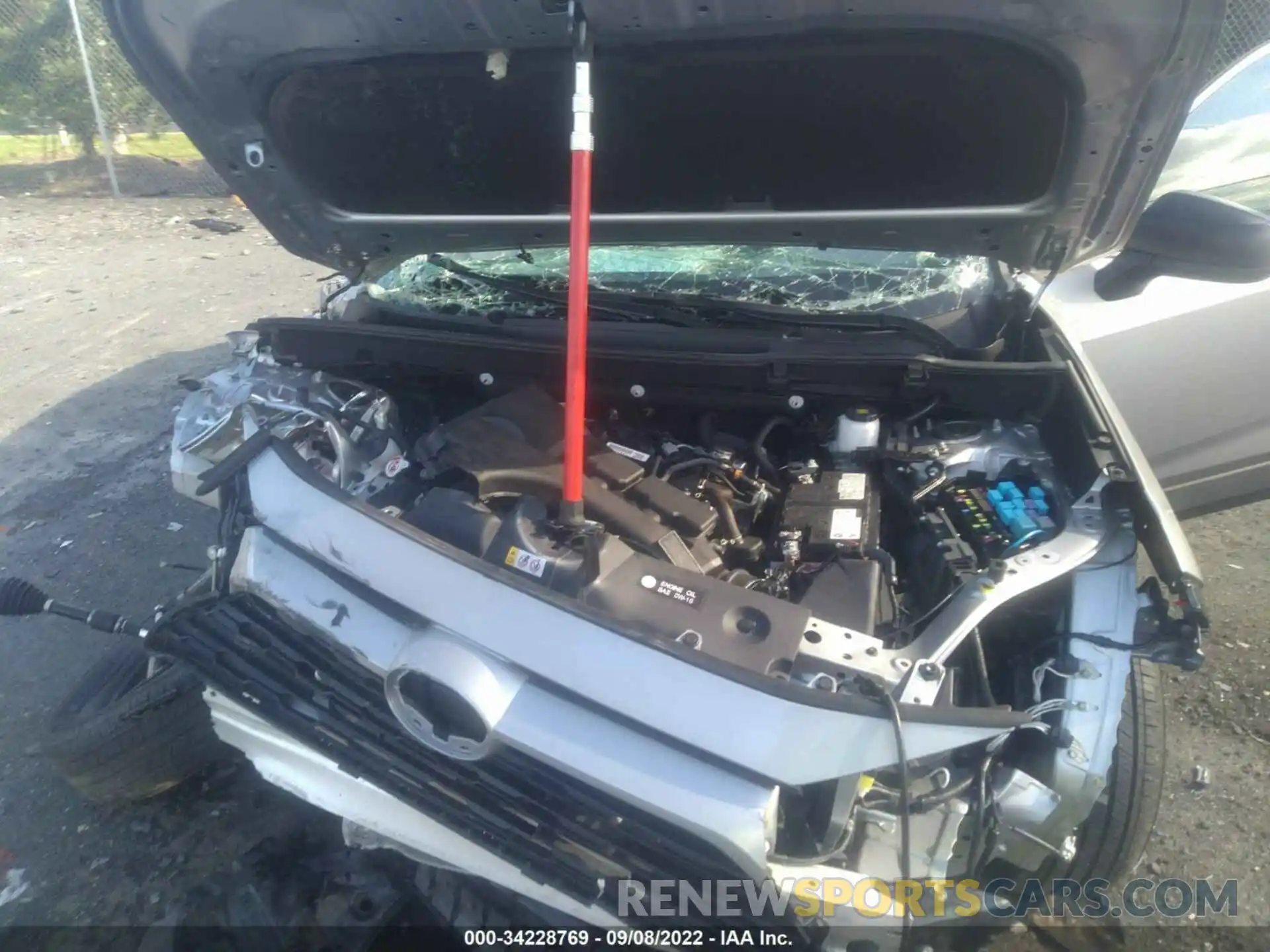 10 Photograph of a damaged car 2T3F1RFV9MW227719 TOYOTA RAV4 2021