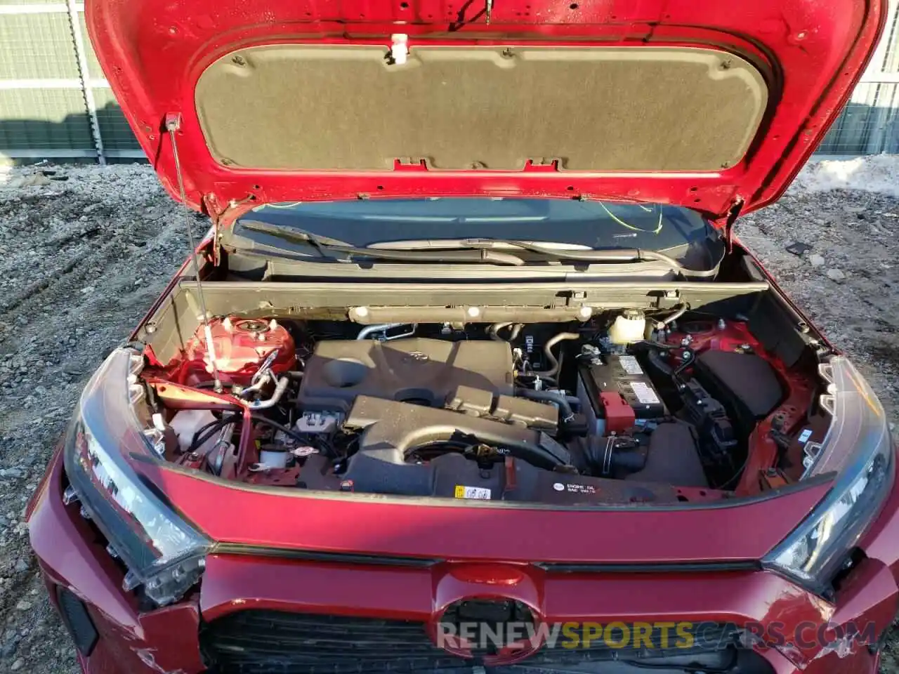 7 Photograph of a damaged car 2T3F1RFV9MW235951 TOYOTA RAV4 2021