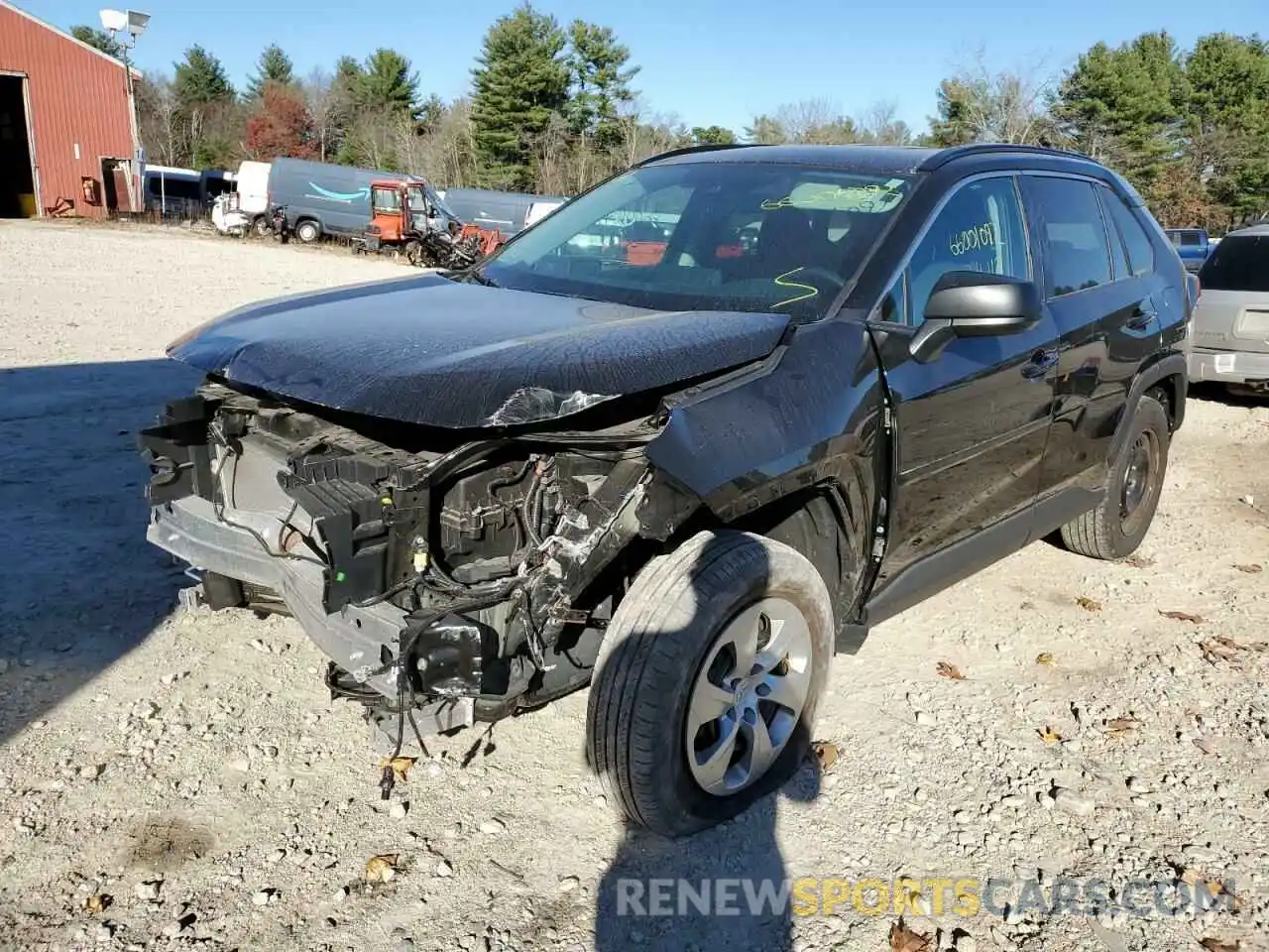 2 Photograph of a damaged car 2T3F1RFVXMC156306 TOYOTA RAV4 2021