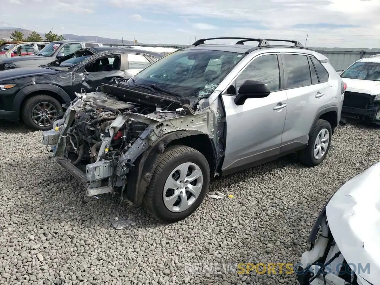 1 Photograph of a damaged car 2T3F1RFVXMC166625 TOYOTA RAV4 2021