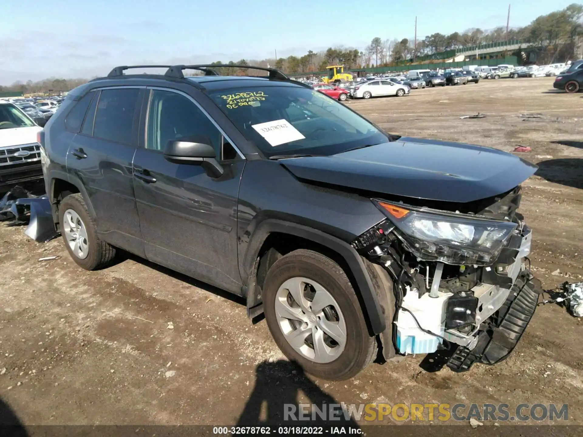 1 Photograph of a damaged car 2T3F1RFVXMC182291 TOYOTA RAV4 2021