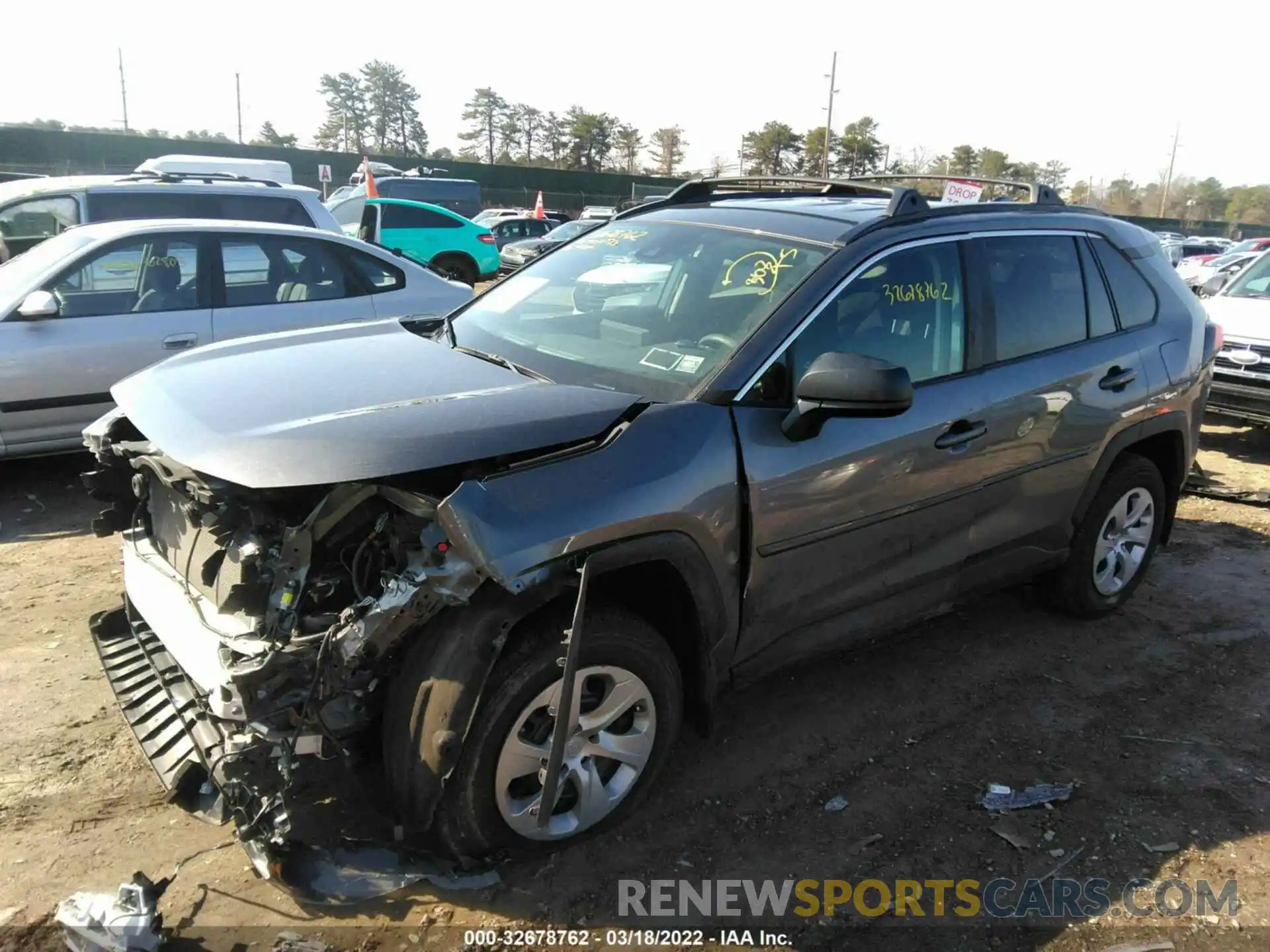 2 Photograph of a damaged car 2T3F1RFVXMC182291 TOYOTA RAV4 2021