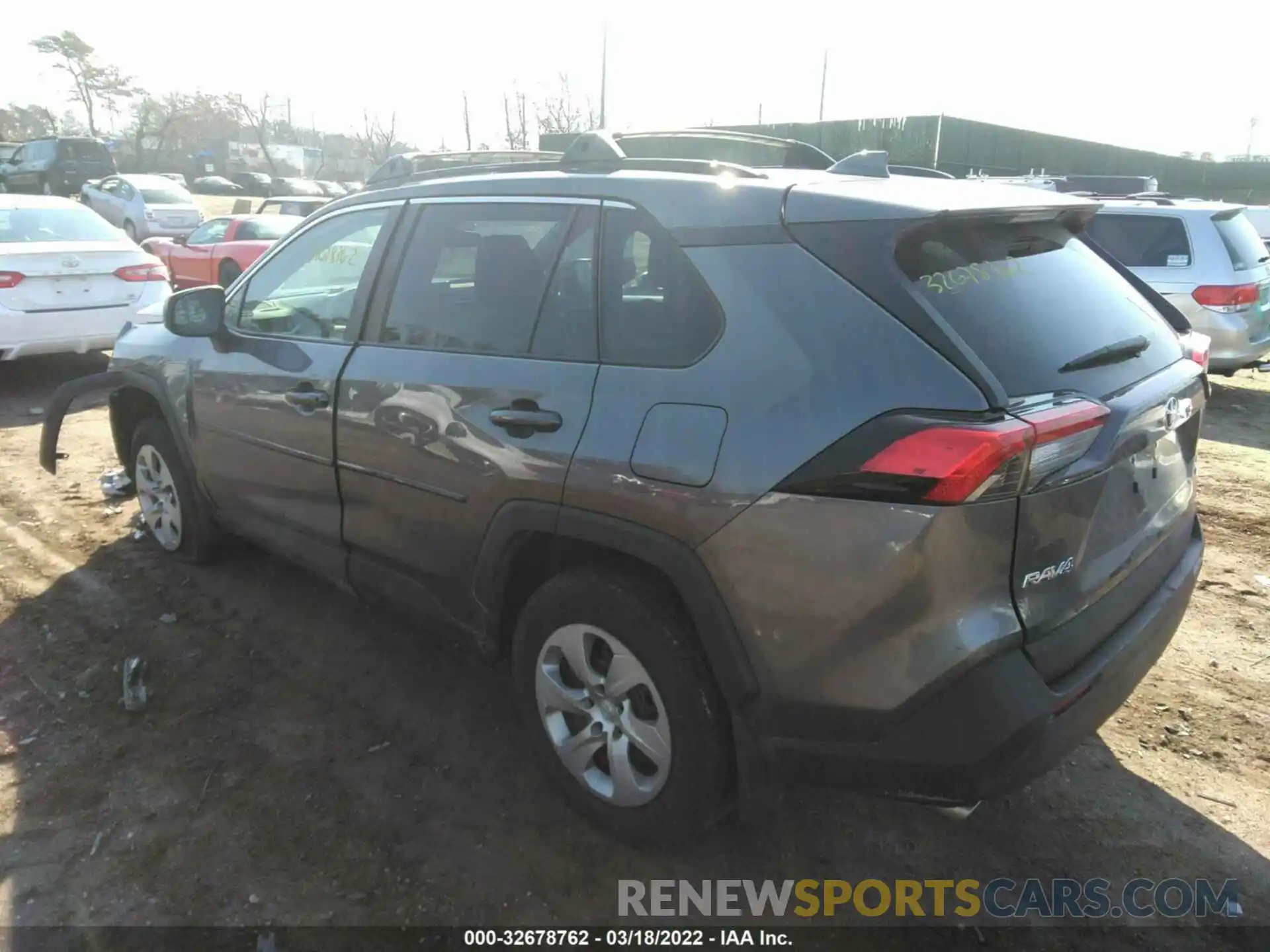 3 Photograph of a damaged car 2T3F1RFVXMC182291 TOYOTA RAV4 2021