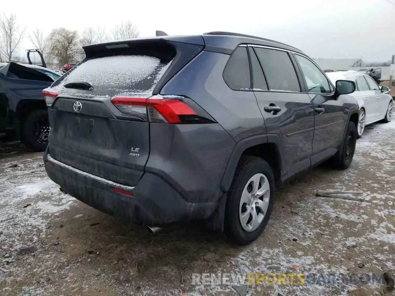 4 Photograph of a damaged car 2T3F1RFVXMC189497 TOYOTA RAV4 2021