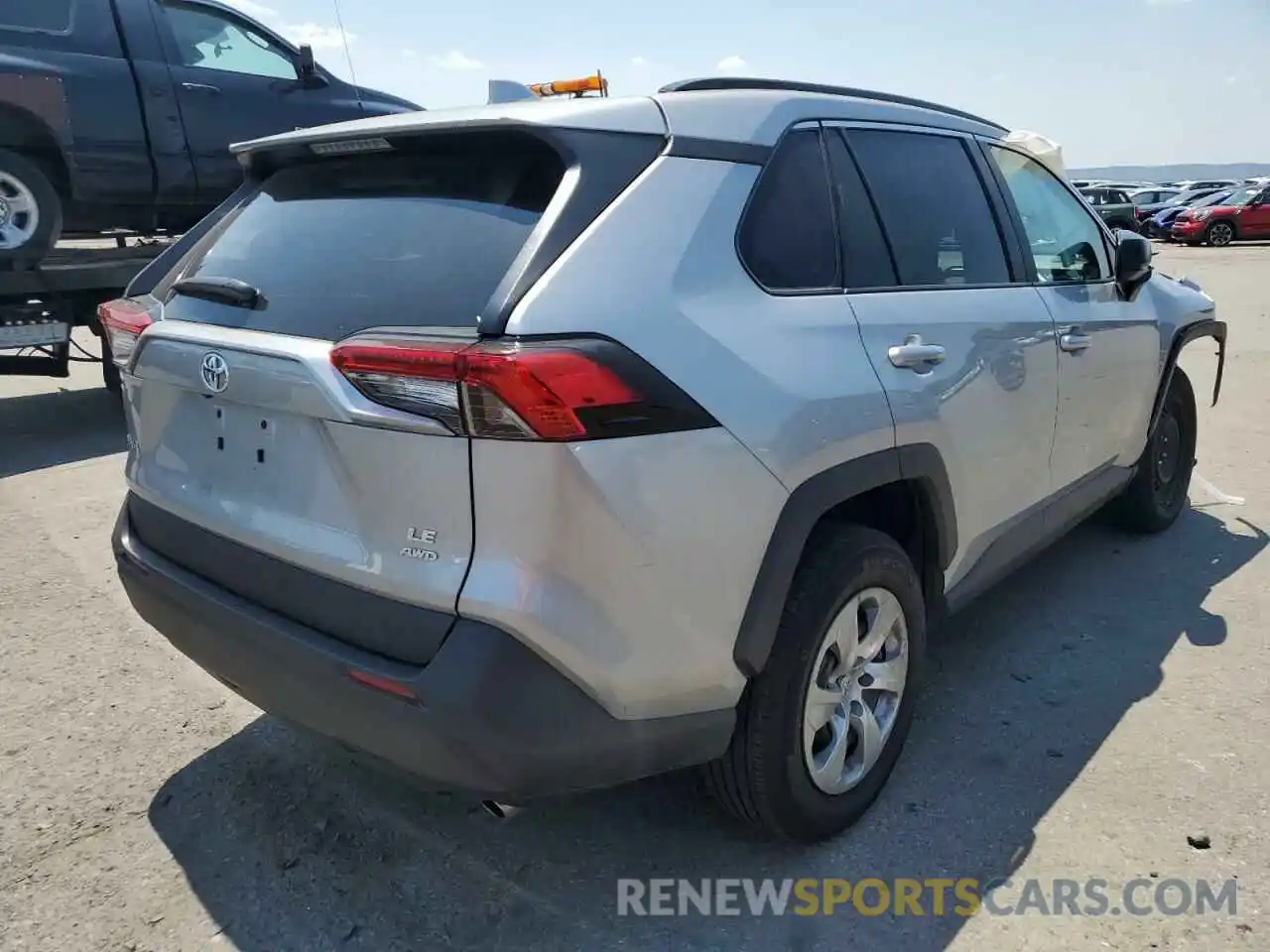 4 Photograph of a damaged car 2T3F1RFVXMC191279 TOYOTA RAV4 2021