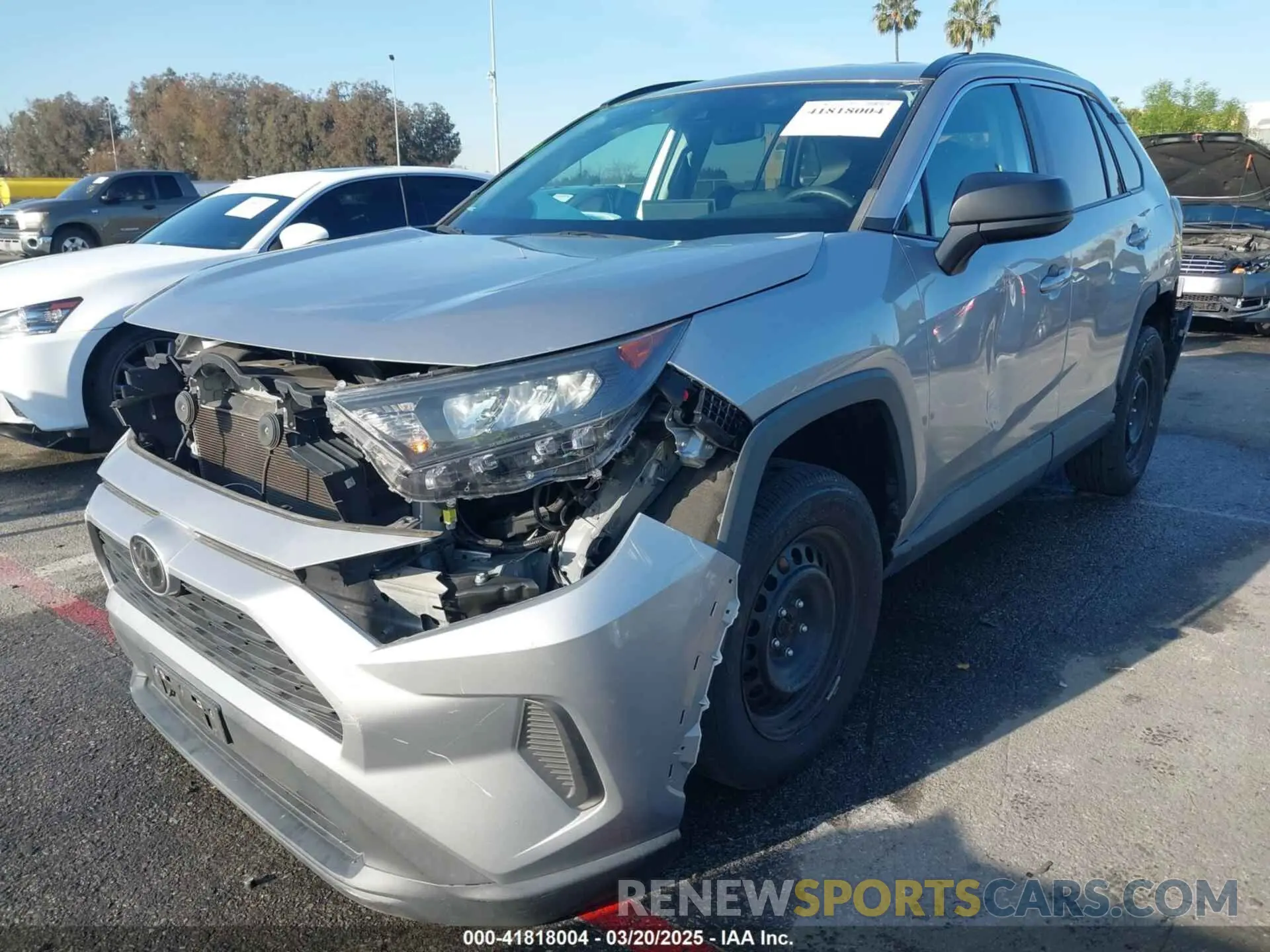 2 Photograph of a damaged car 2T3F1RFVXMC196157 TOYOTA RAV4 2021