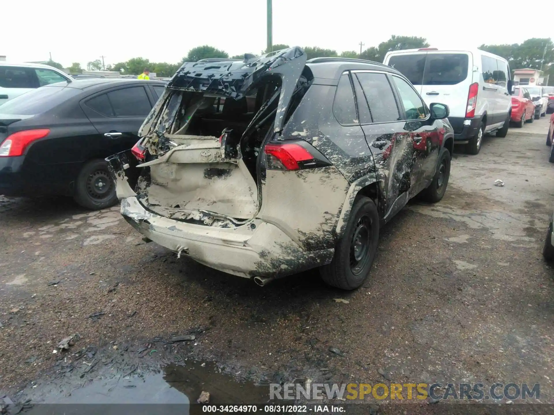 4 Photograph of a damaged car 2T3F1RFVXMC203656 TOYOTA RAV4 2021