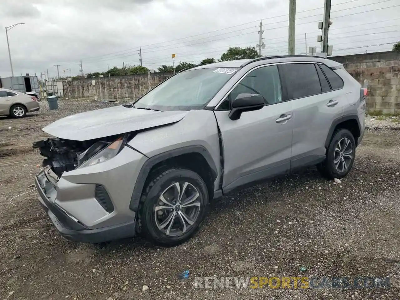 1 Photograph of a damaged car 2T3F1RFVXMC210266 TOYOTA RAV4 2021