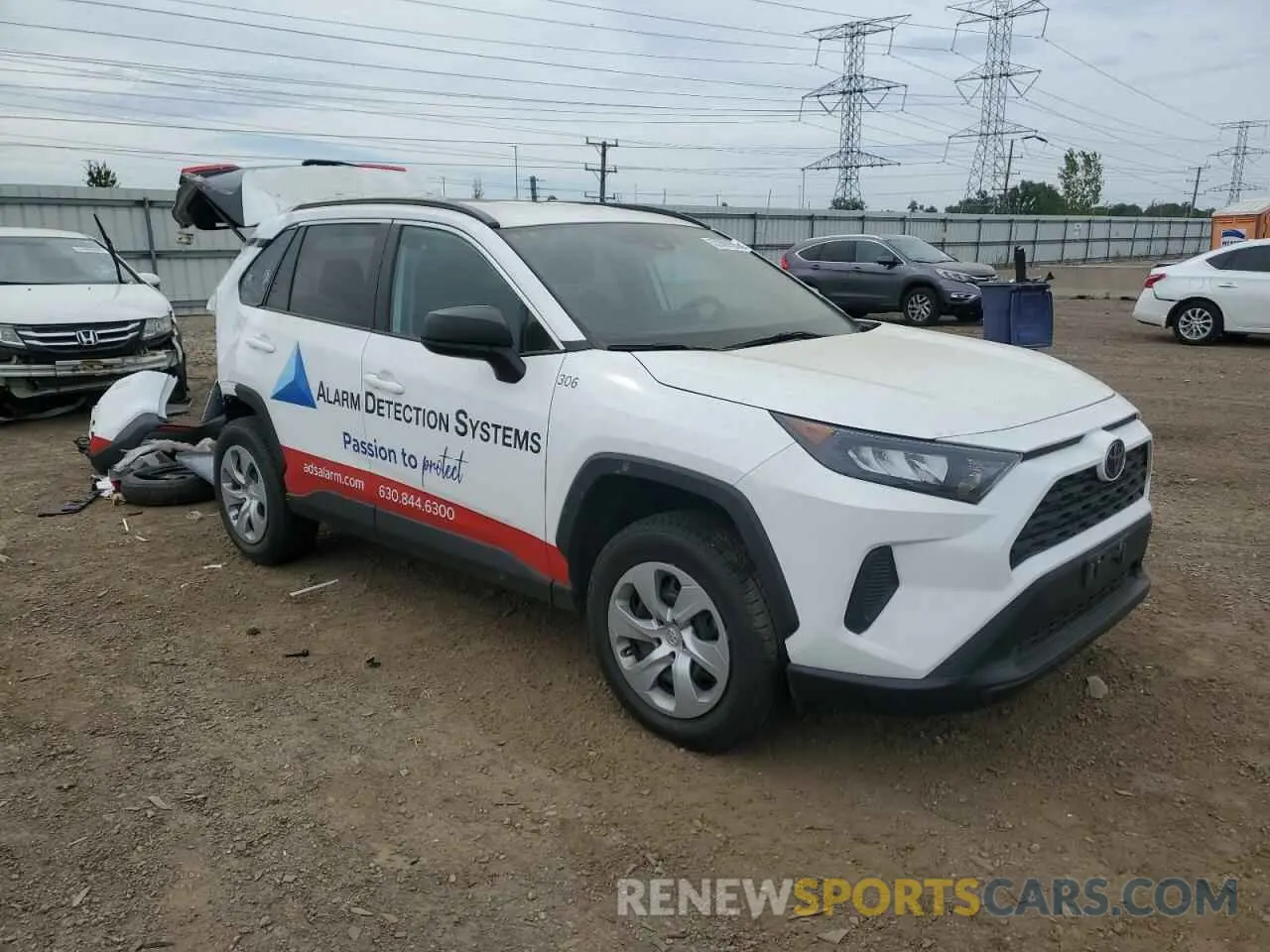 4 Photograph of a damaged car 2T3F1RFVXMC223647 TOYOTA RAV4 2021