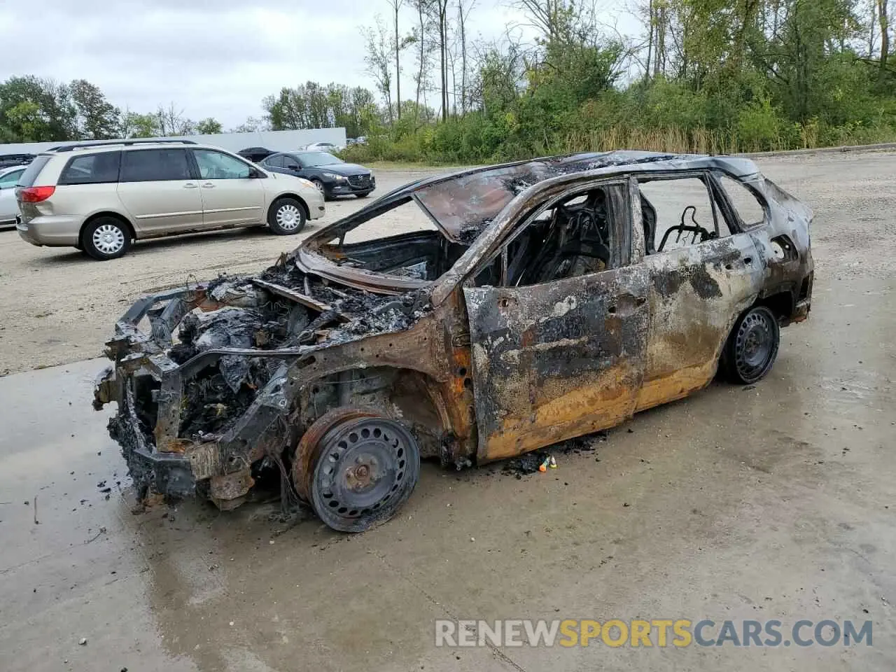 1 Photograph of a damaged car 2T3F1RFVXMW158832 TOYOTA RAV4 2021