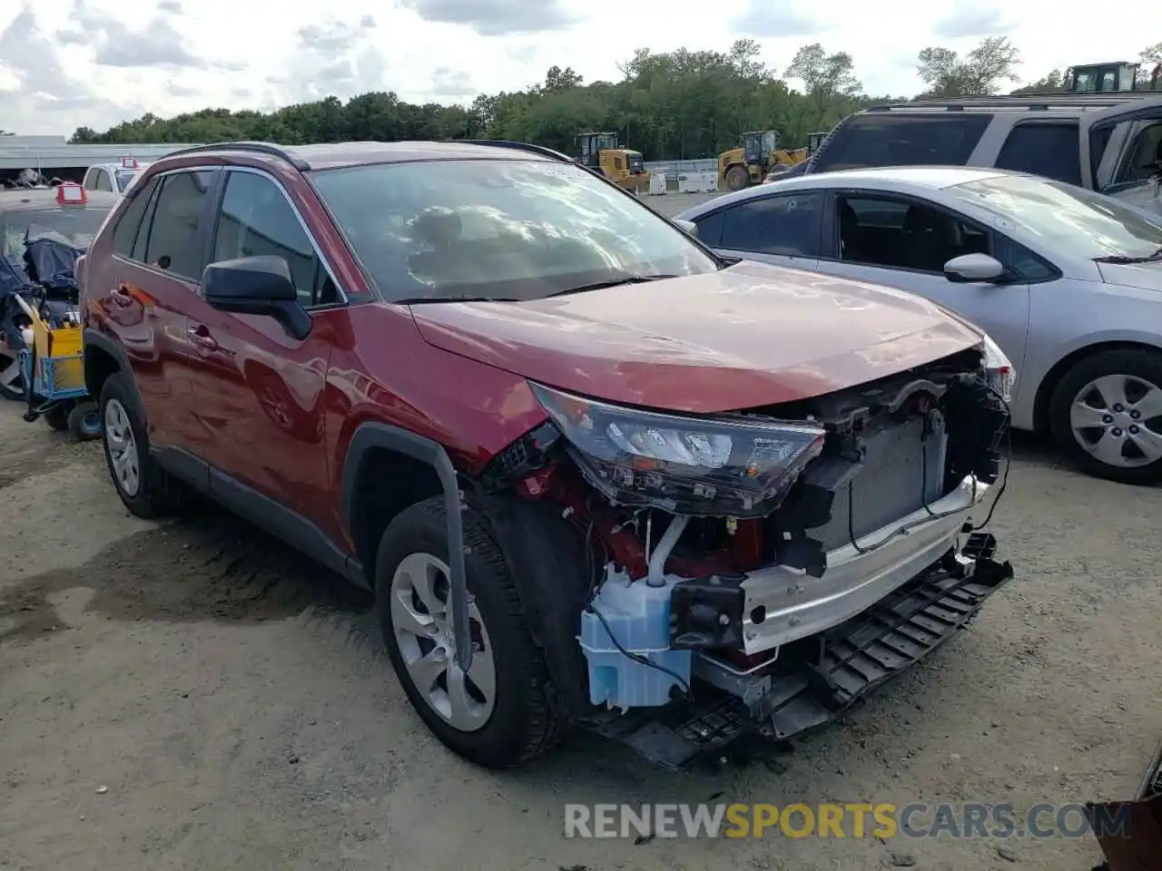 1 Photograph of a damaged car 2T3F1RFVXMW185223 TOYOTA RAV4 2021