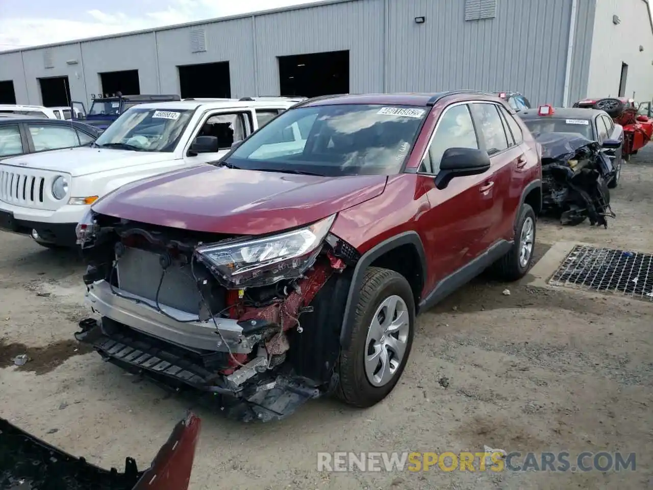 2 Photograph of a damaged car 2T3F1RFVXMW185223 TOYOTA RAV4 2021