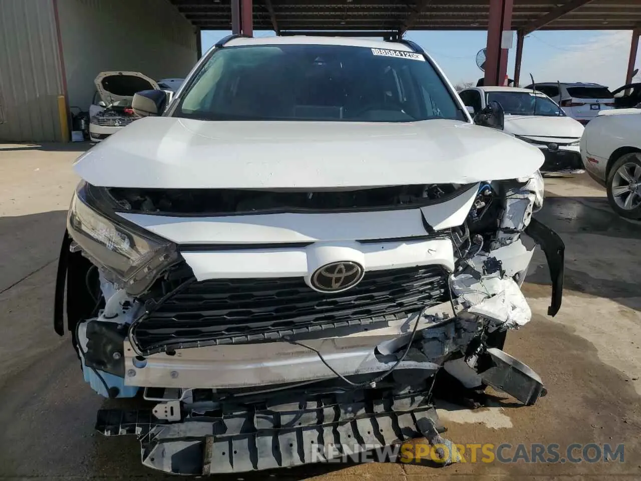 5 Photograph of a damaged car 2T3F1RFVXMW192012 TOYOTA RAV4 2021