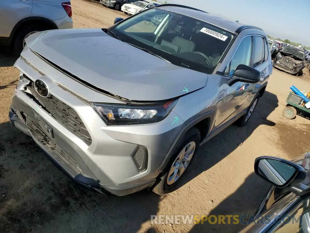 1 Photograph of a damaged car 2T3F1RFVXMW194844 TOYOTA RAV4 2021