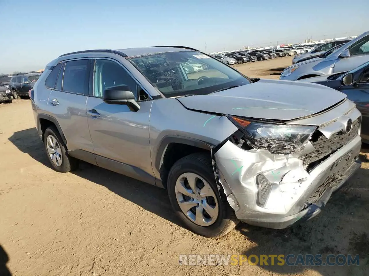 4 Photograph of a damaged car 2T3F1RFVXMW194844 TOYOTA RAV4 2021