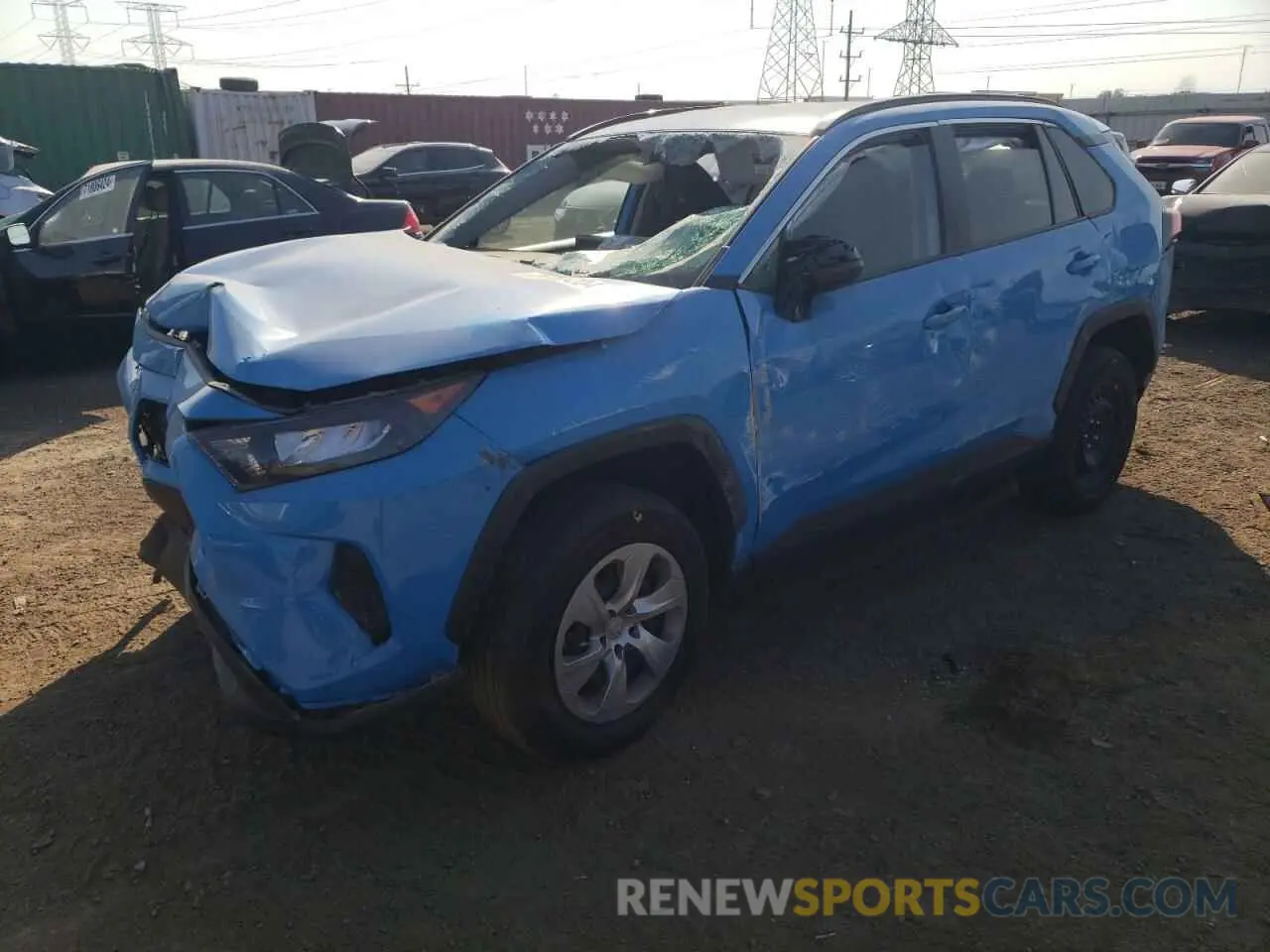 1 Photograph of a damaged car 2T3F1RFVXMW198330 TOYOTA RAV4 2021