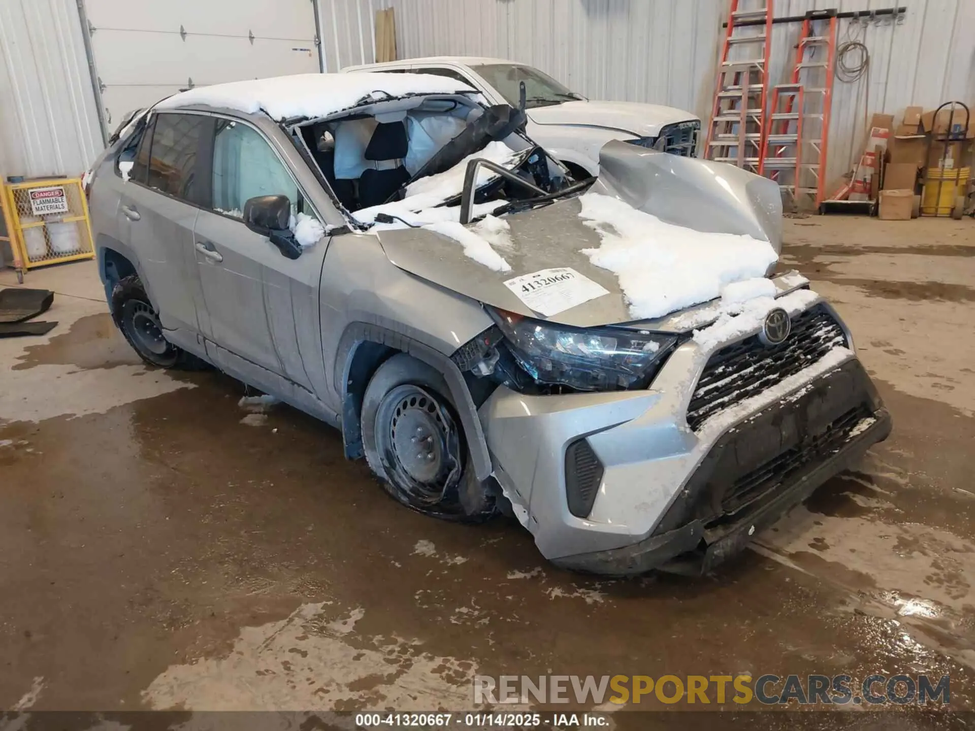 1 Photograph of a damaged car 2T3F1RFVXMW238681 TOYOTA RAV4 2021