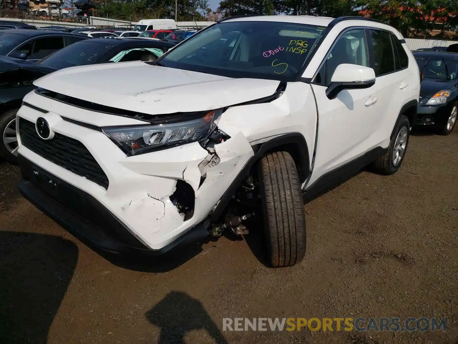 2 Photograph of a damaged car 2T3G1RFV0MC143584 TOYOTA RAV4 2021