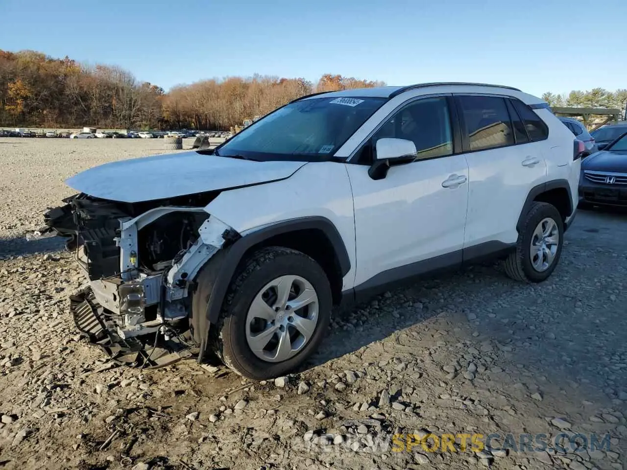 1 Photograph of a damaged car 2T3G1RFV0MC145934 TOYOTA RAV4 2021
