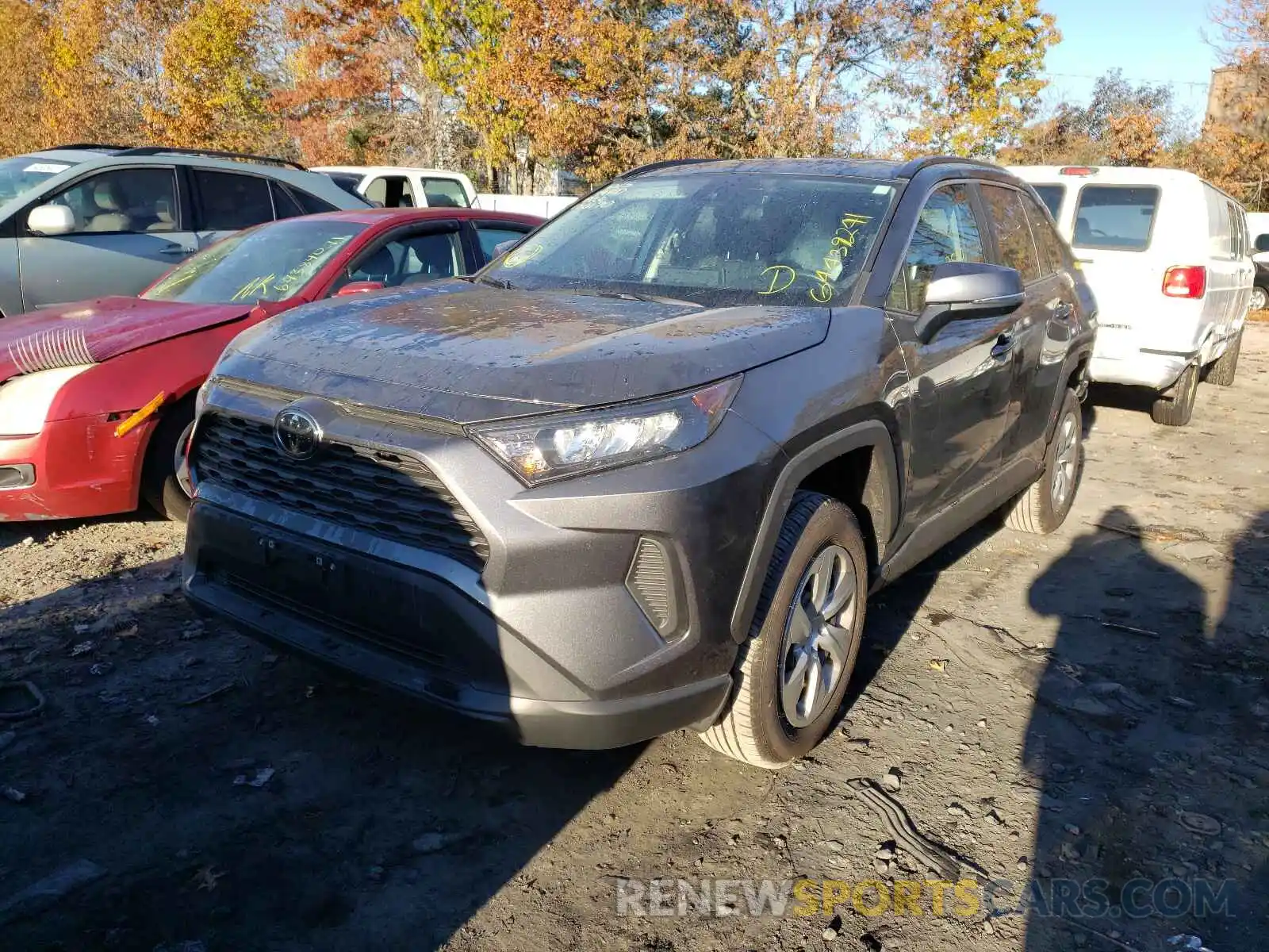 2 Photograph of a damaged car 2T3G1RFV0MC202682 TOYOTA RAV4 2021