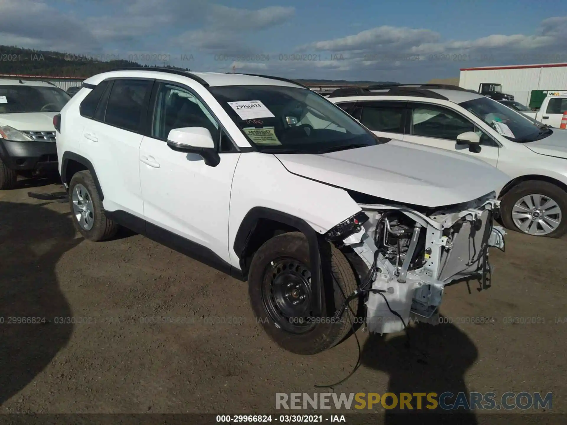 1 Photograph of a damaged car 2T3G1RFV0MW171108 TOYOTA RAV4 2021