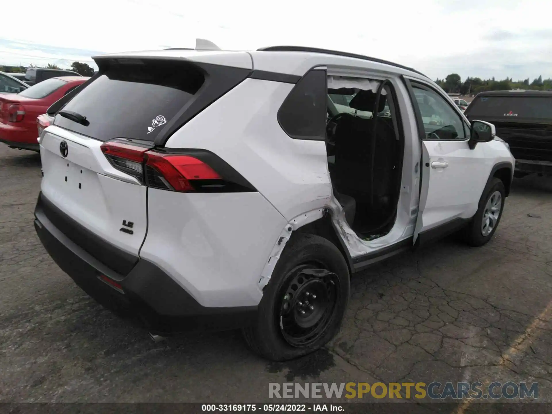 4 Photograph of a damaged car 2T3G1RFV0MW240556 TOYOTA RAV4 2021