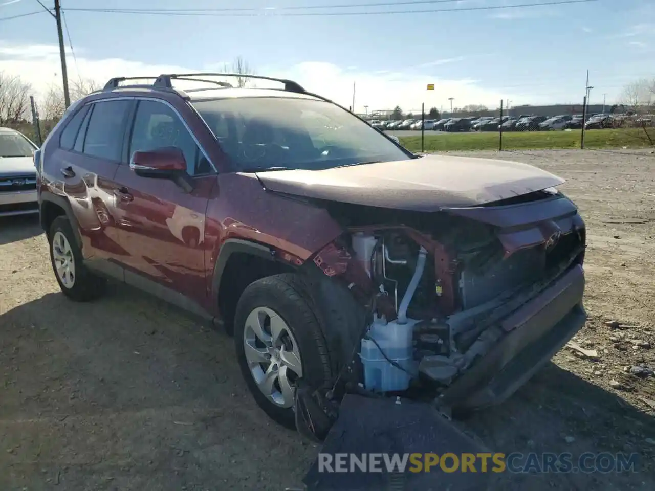 1 Photograph of a damaged car 2T3G1RFV0MW242114 TOYOTA RAV4 2021