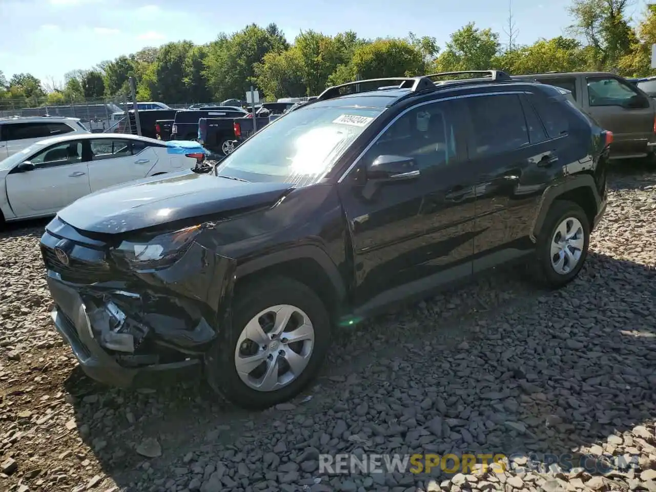 1 Photograph of a damaged car 2T3G1RFV0MW243456 TOYOTA RAV4 2021