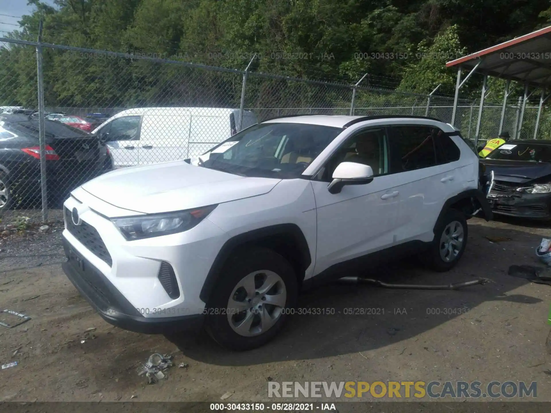 2 Photograph of a damaged car 2T3G1RFV1MC155114 TOYOTA RAV4 2021