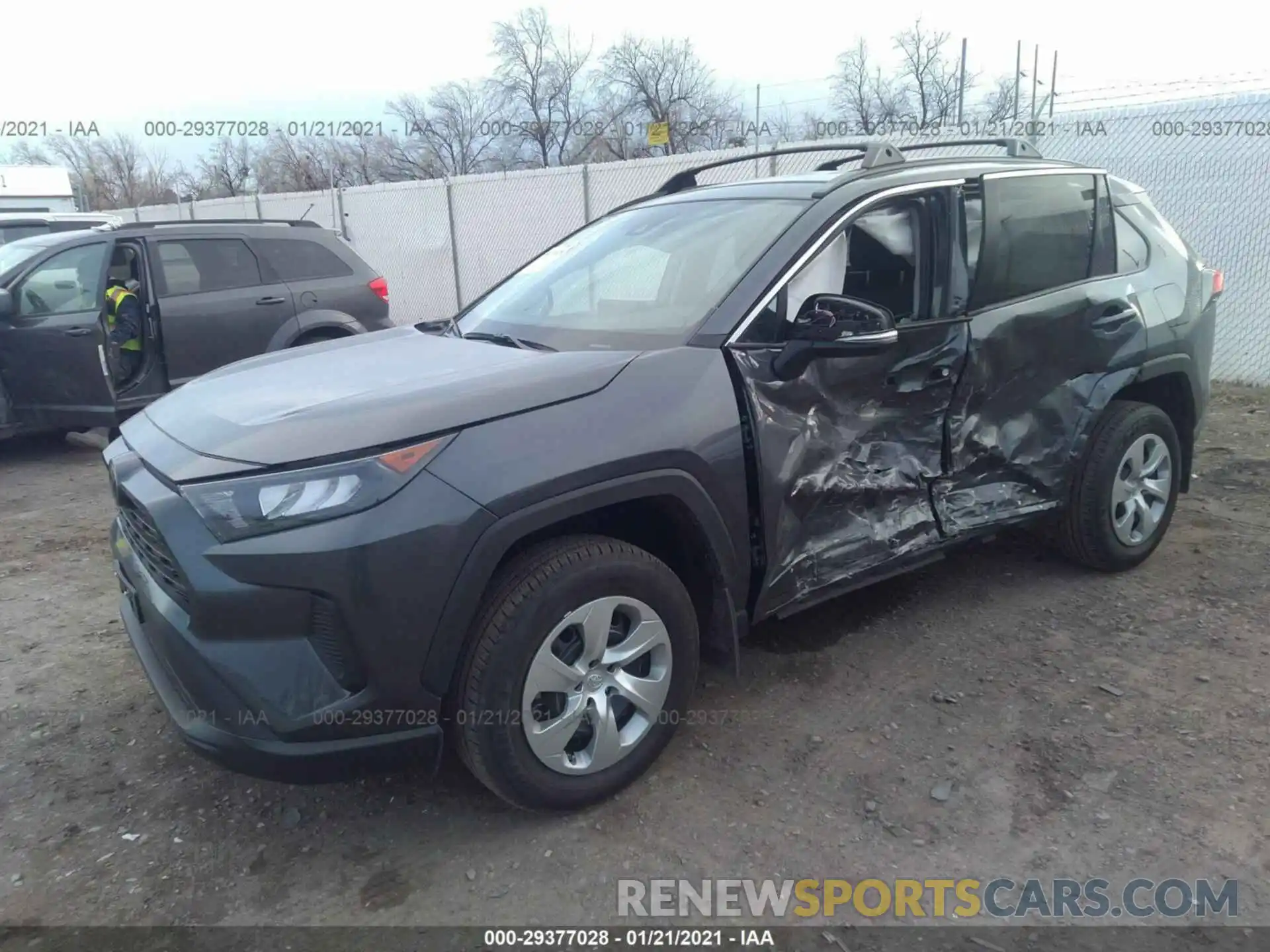 2 Photograph of a damaged car 2T3G1RFV1MW147268 TOYOTA RAV4 2021