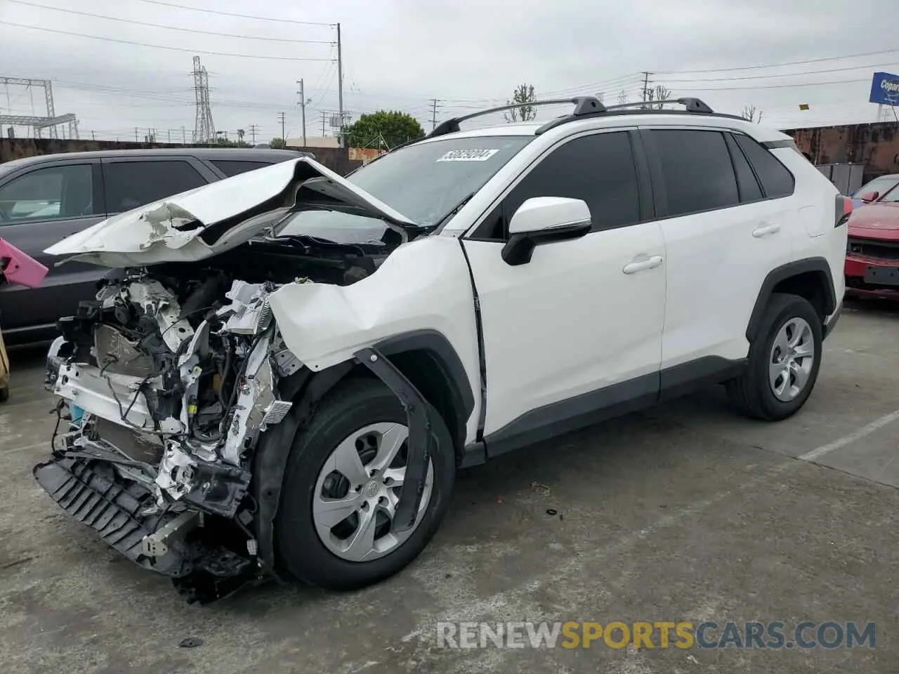 1 Photograph of a damaged car 2T3G1RFV1MW162093 TOYOTA RAV4 2021