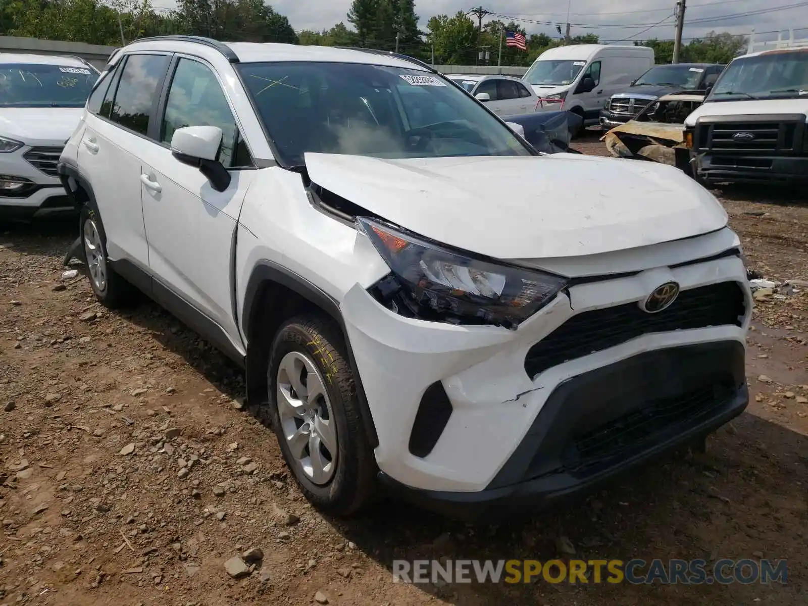 1 Photograph of a damaged car 2T3G1RFV1MW164474 TOYOTA RAV4 2021