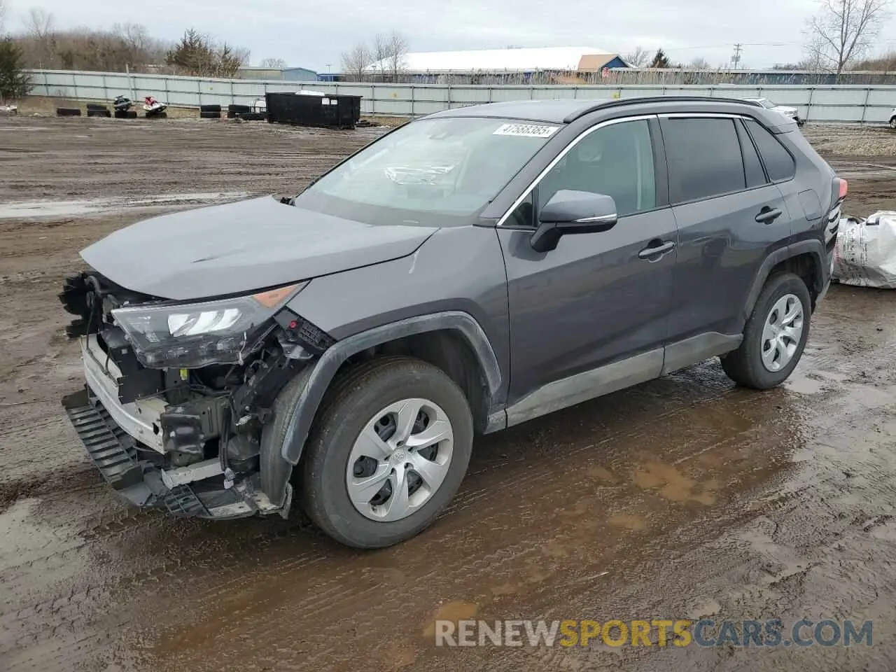 1 Photograph of a damaged car 2T3G1RFV1MW176060 TOYOTA RAV4 2021