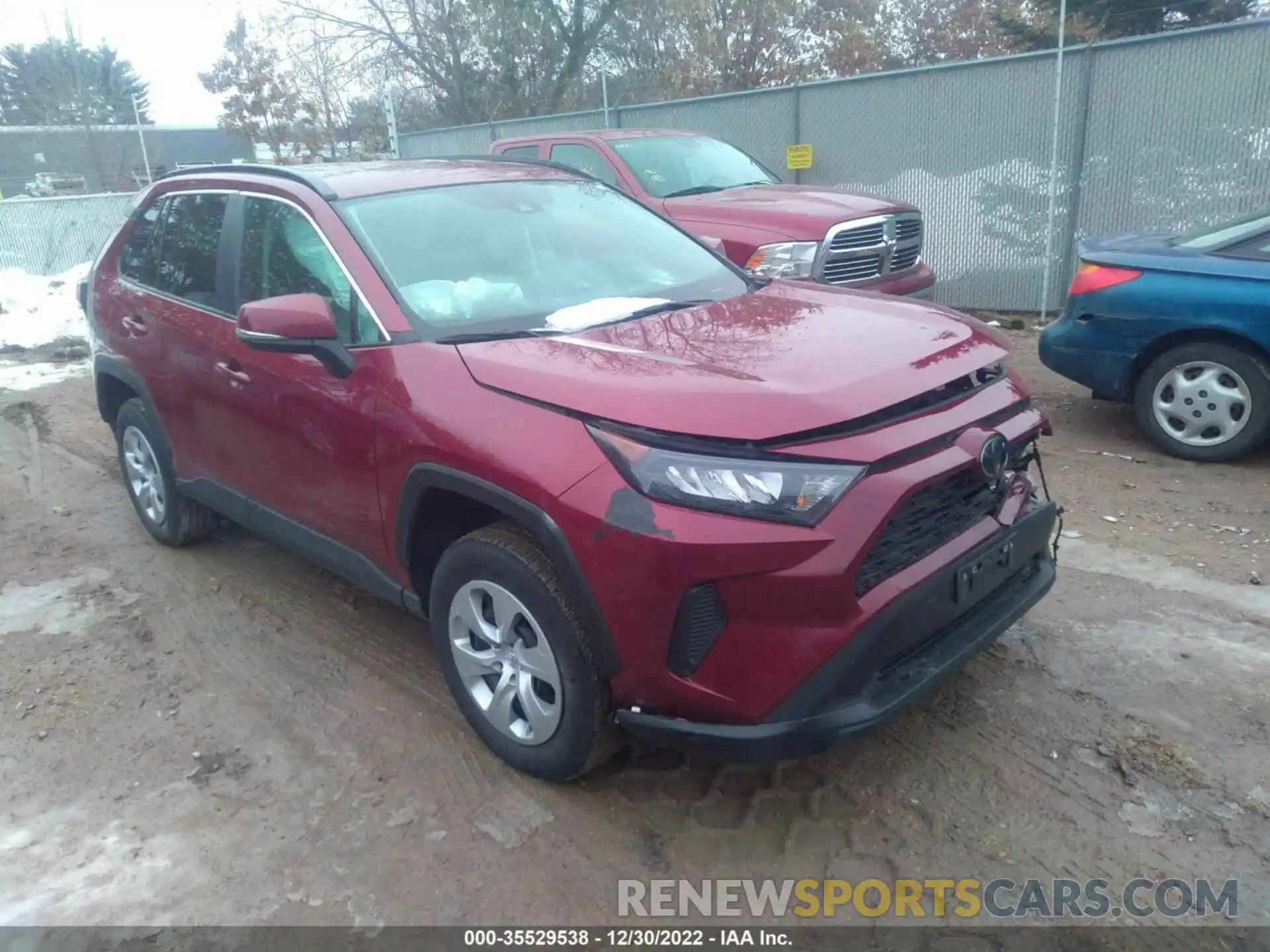 1 Photograph of a damaged car 2T3G1RFV2MC142484 TOYOTA RAV4 2021