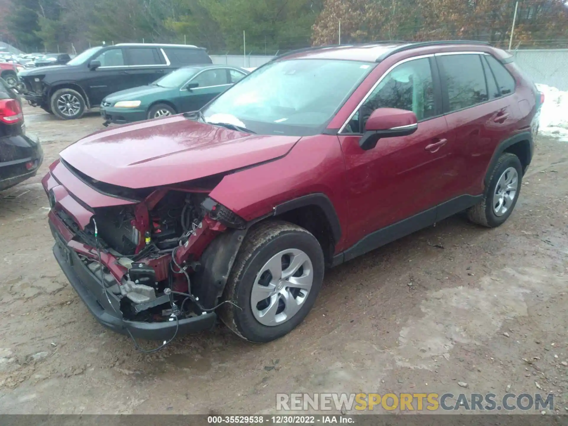 2 Photograph of a damaged car 2T3G1RFV2MC142484 TOYOTA RAV4 2021