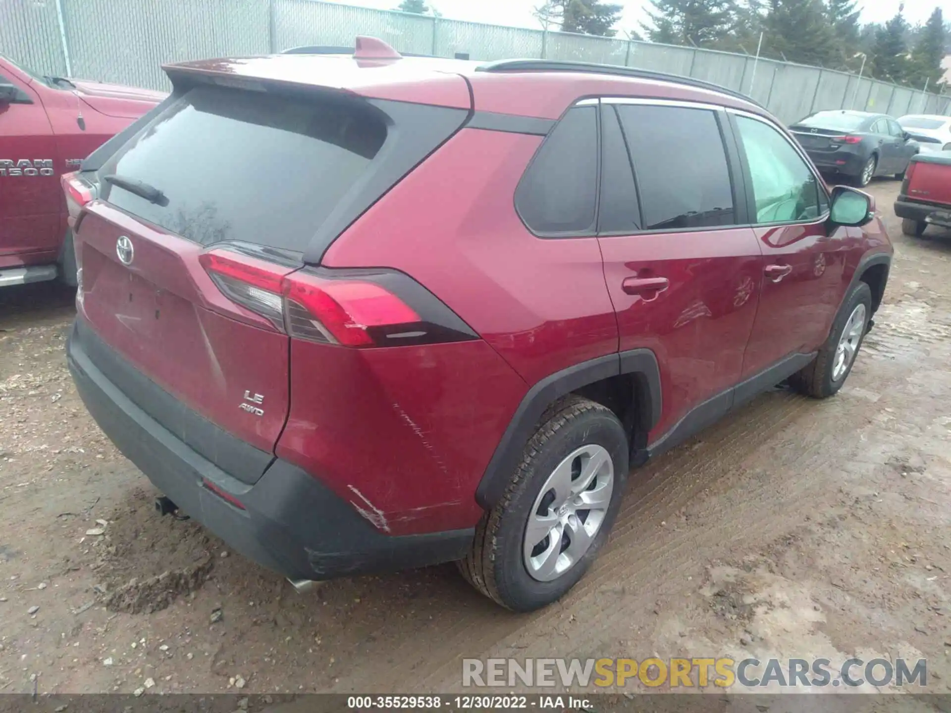 4 Photograph of a damaged car 2T3G1RFV2MC142484 TOYOTA RAV4 2021