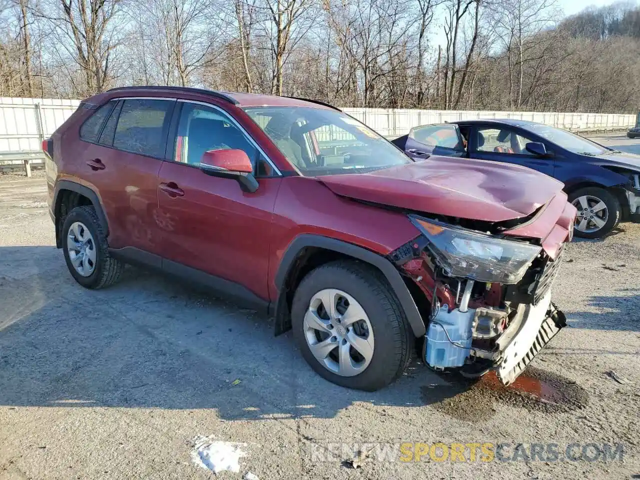 4 Photograph of a damaged car 2T3G1RFV2MW182093 TOYOTA RAV4 2021