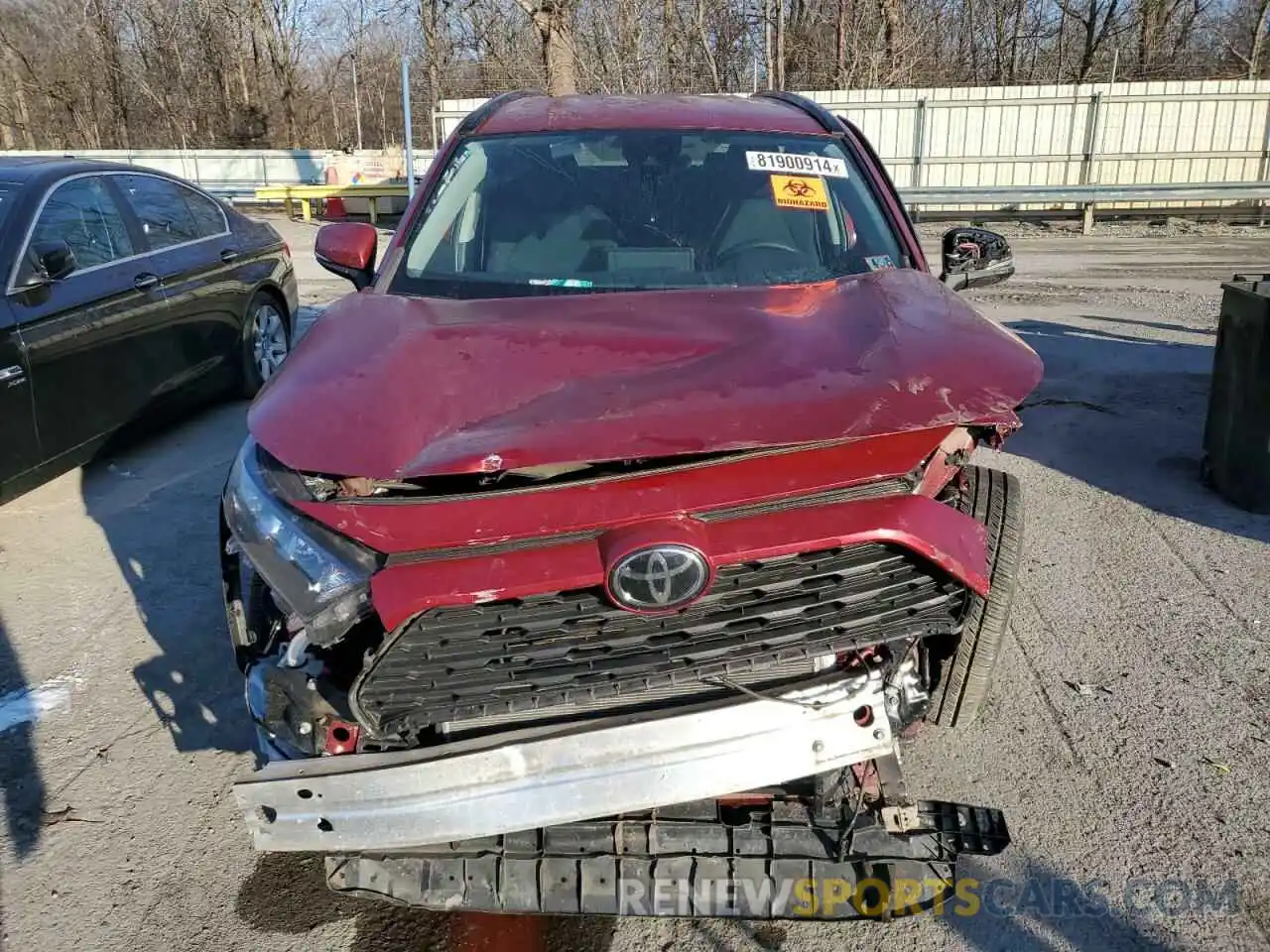 5 Photograph of a damaged car 2T3G1RFV2MW182093 TOYOTA RAV4 2021