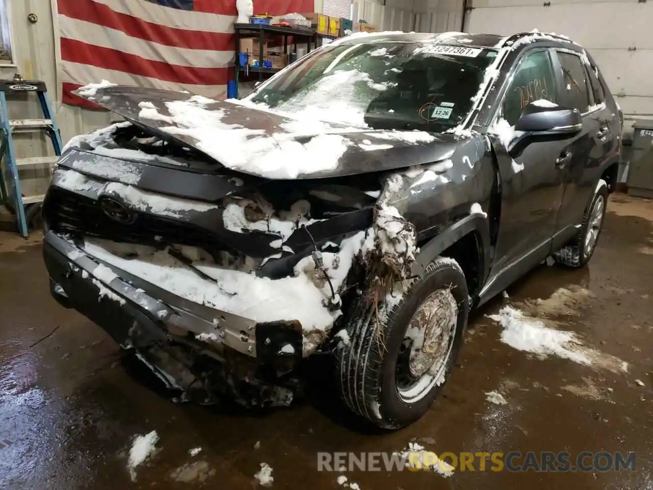 2 Photograph of a damaged car 2T3G1RFV3MC177633 TOYOTA RAV4 2021