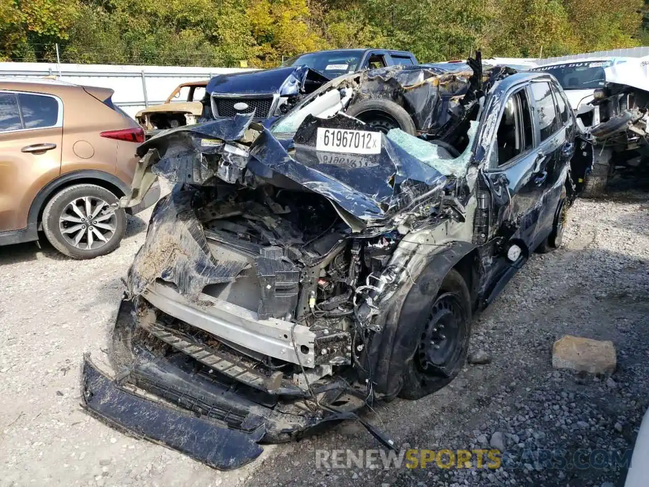 2 Photograph of a damaged car 2T3G1RFV3MC215622 TOYOTA RAV4 2021