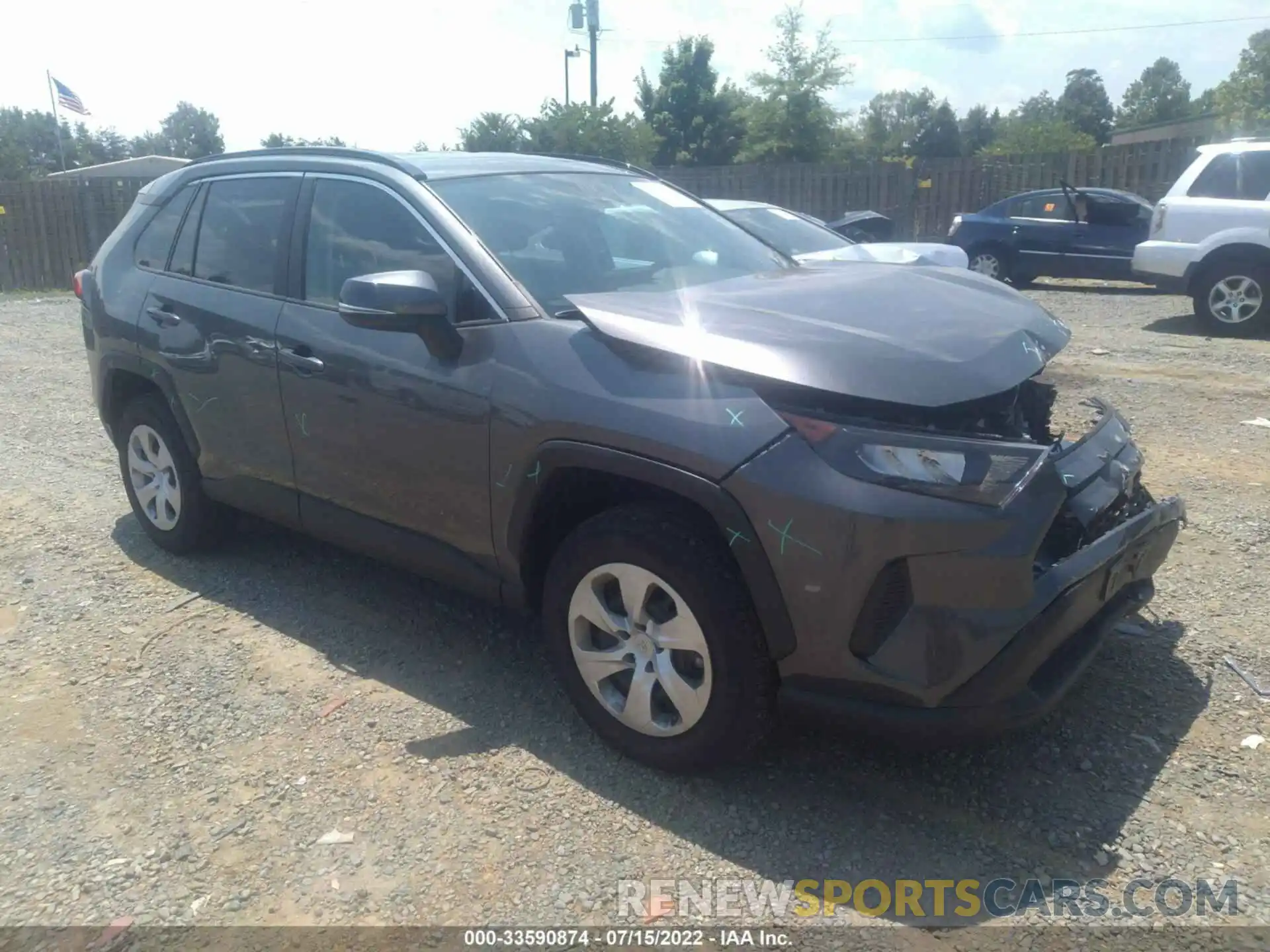 1 Photograph of a damaged car 2T3G1RFV3MC221792 TOYOTA RAV4 2021