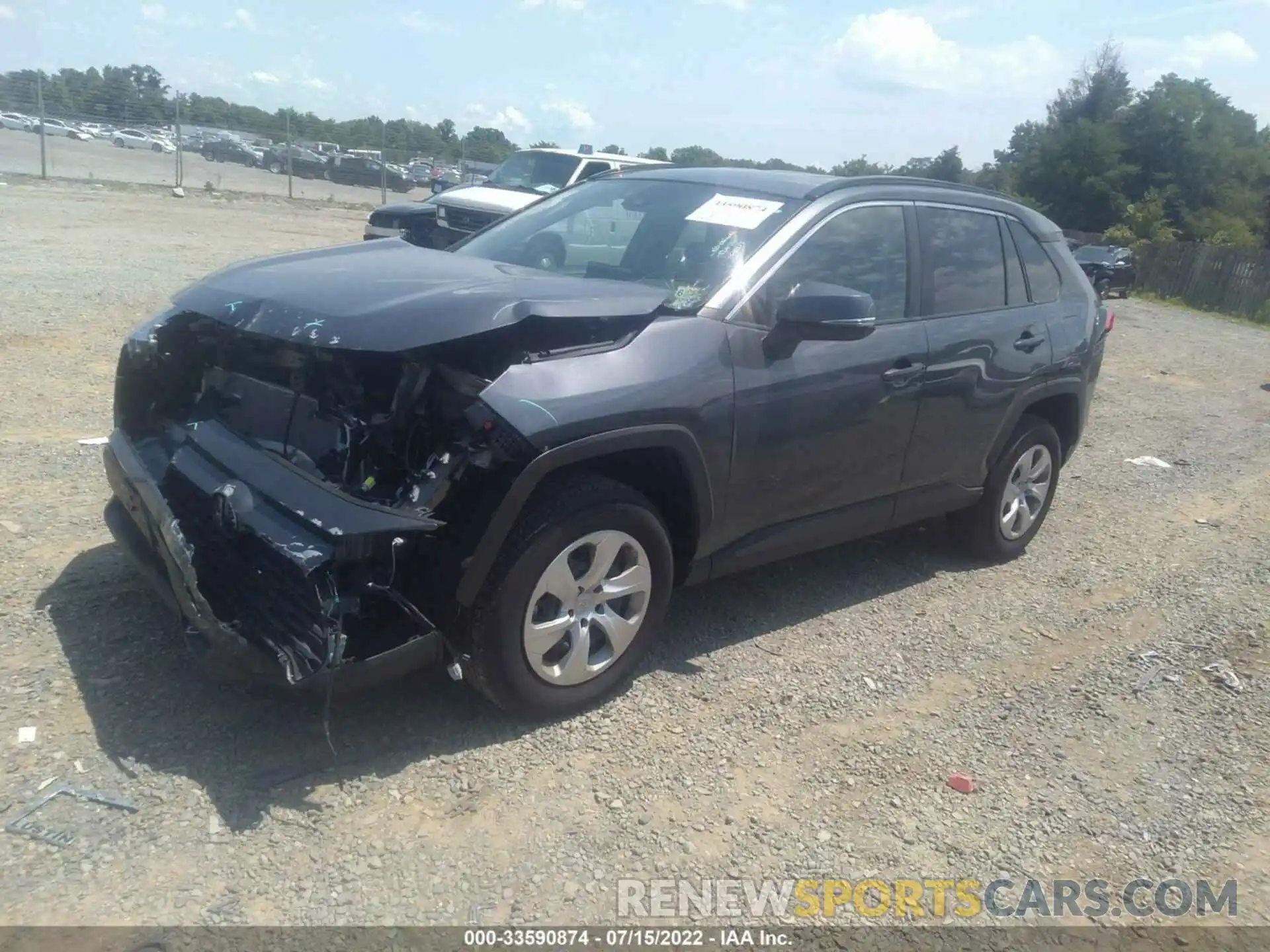 2 Photograph of a damaged car 2T3G1RFV3MC221792 TOYOTA RAV4 2021